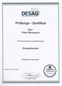 DESAG Zertifikate Peter 14.07.2021 neu